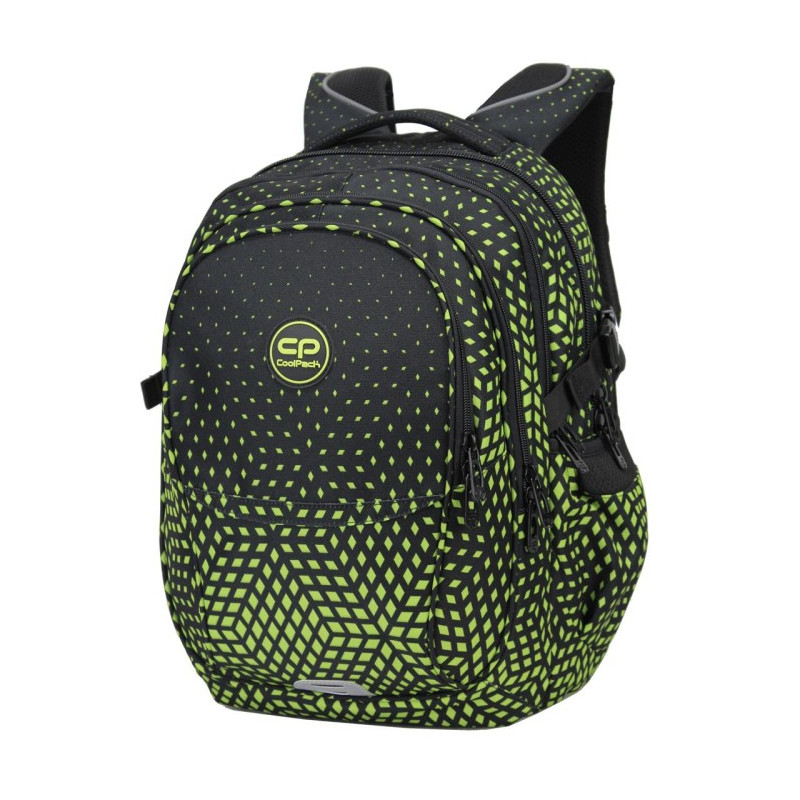 Mochila Escolar FACTOR Green Diamond
