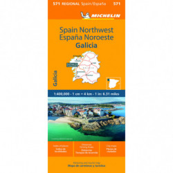 MAPA REGIONAL ESPAÑA NOROESTE - GALICIA 11571