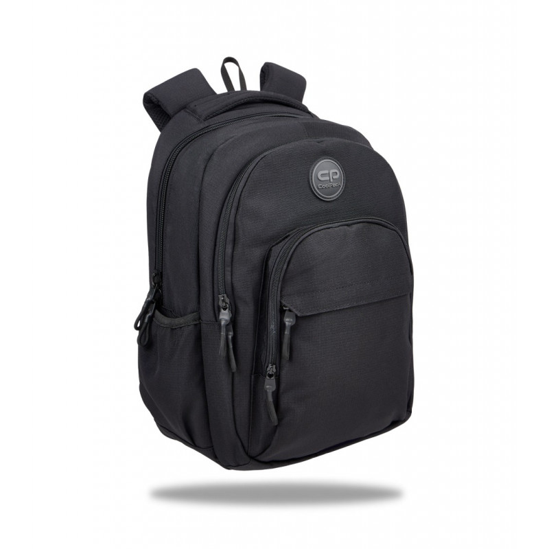 Mochila juvenil basic plus ripstop black