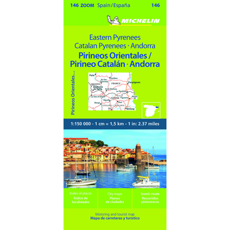 MAPA ZOOM PIRINEOS ORIENTALES 11146