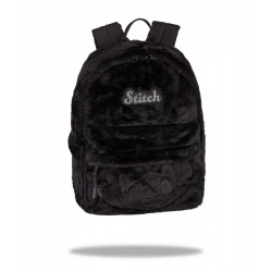 Mochila grande Stitch Black Fluffy