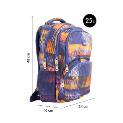 Mochila escolar 4 cremalleras (25 L) serie especial Fizz
