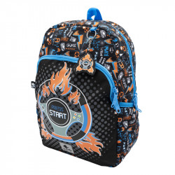 Mochila escolar mediana Press Start