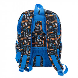 Mochila escolar mediana Press Start