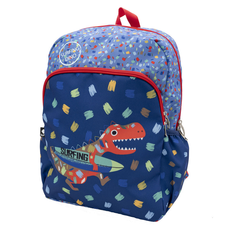Mochila infantil grande Surfing dino