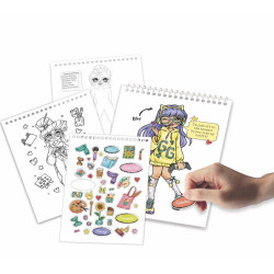 Cuaderno diseña tu outfit Harmonie Lane Cute and Cosy – Santoro