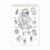 Cuaderno diseña tu outfit Harmonie Lane Cute and Cosy – Santoro