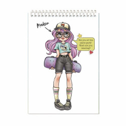 Cuaderno diseña tu outfit Harmonie Lane Fun and Free – Santoro
