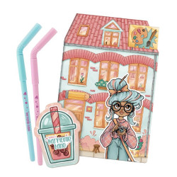 Cuaderno A5 con notas adhesivas y 2 bolígrafos Harmonie Lane Charlotte – Santoro