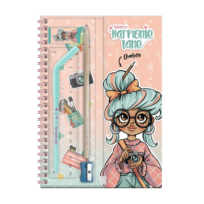 Cuaderno con set de escritura Harmonie Lane Charlotte – Santoro