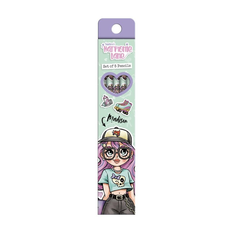 Lápices Harmonie Lane set 5 uds Madison – Santoro