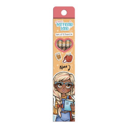 Lápices Harmonie Lane set 5 uds Nora – Santoro