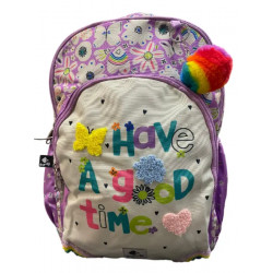 MOCHILA ESCOLAR GRANDE HAVE A GOOD TIME