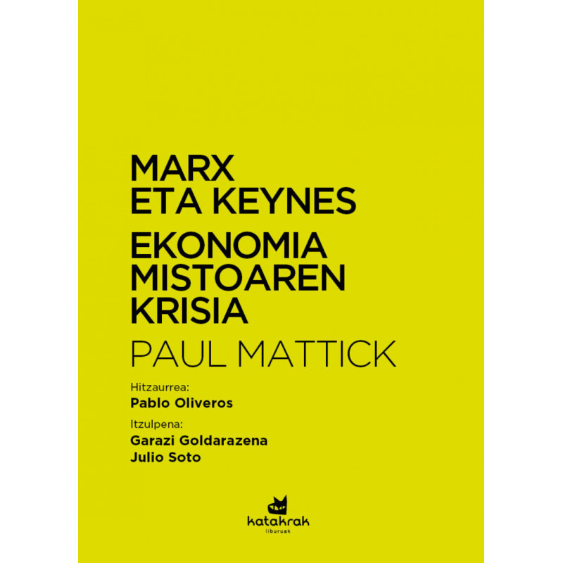 MARX ETA KEYNES - EKONOMIA MISTOAREN KRISIA
