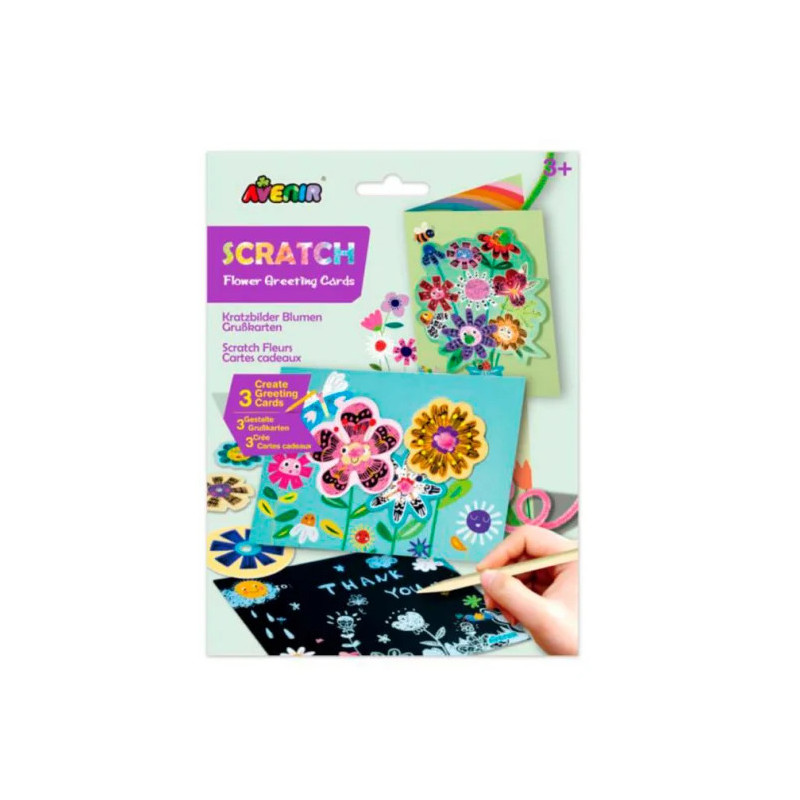 TARJETAS AVENIR FELICITACION FLORES
