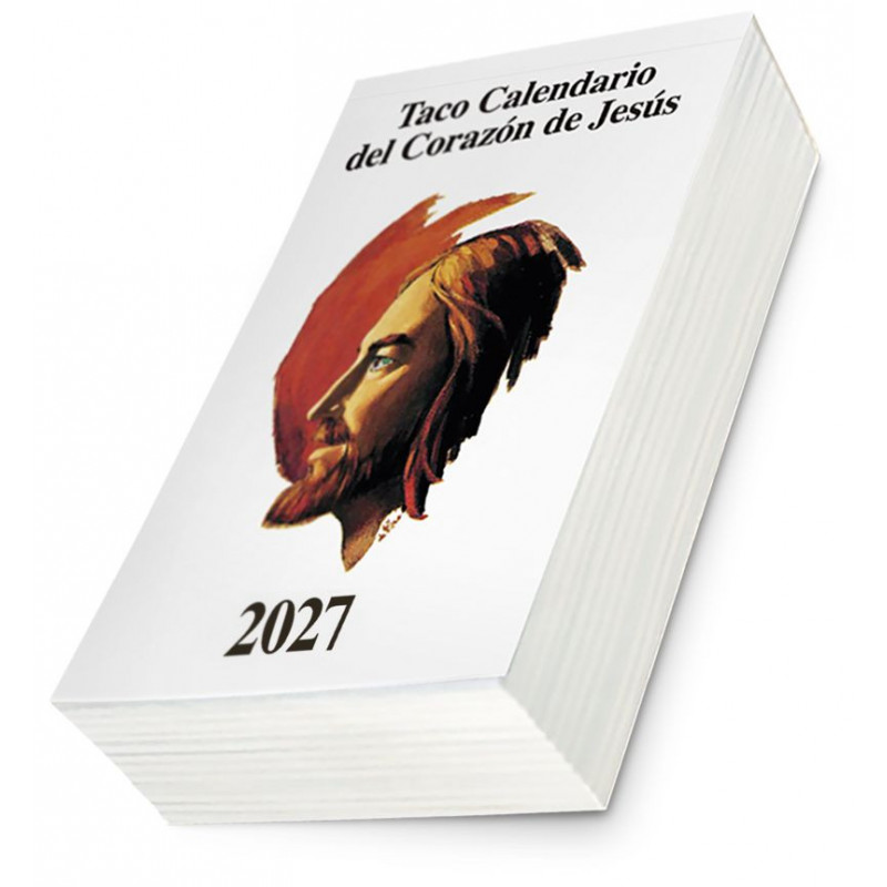 TACO CALENDARIO DEL CORAZON DE JESUS CLASICO 2027