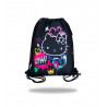 Mochila saco BETA Hello Kitty - Neon Black