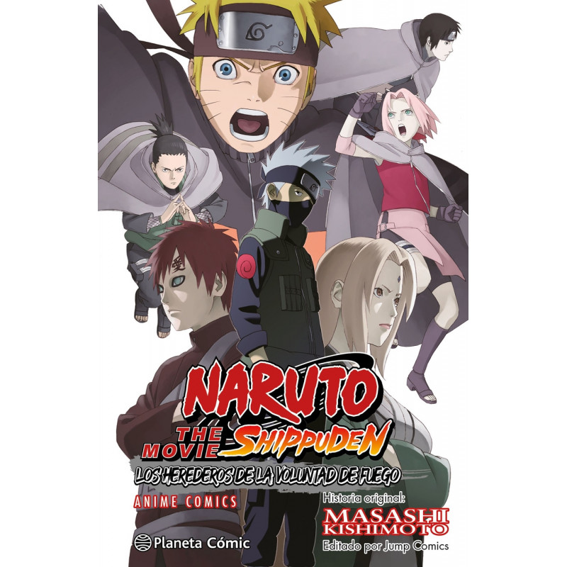 Naruto Shippuden Anime Comic Los Herederos de la Voluntad de Fuego