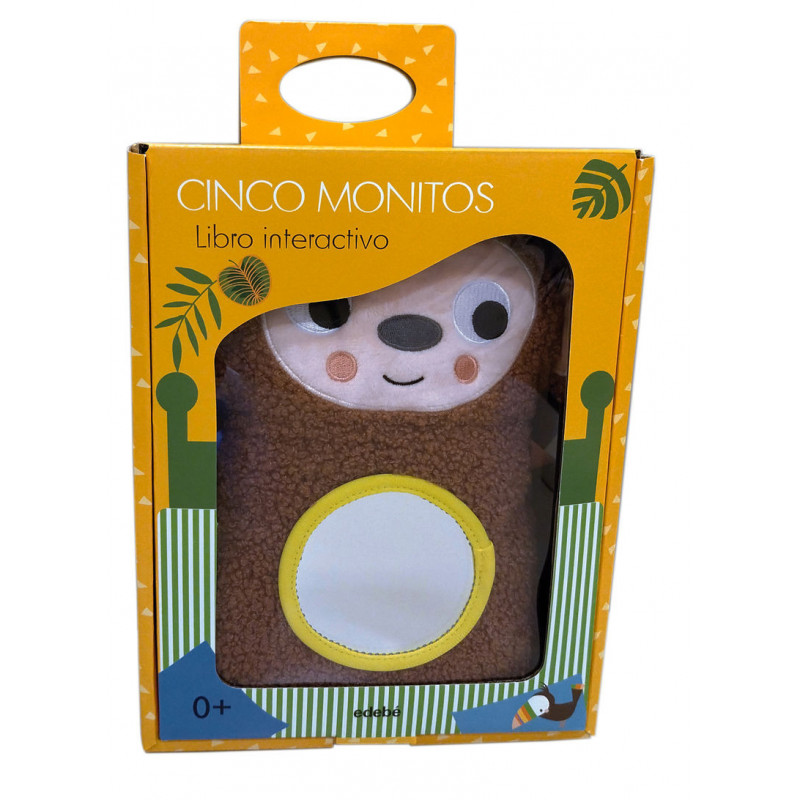 CINCO MONITOS - LIBRO INTERACTIVO PARA BEBES