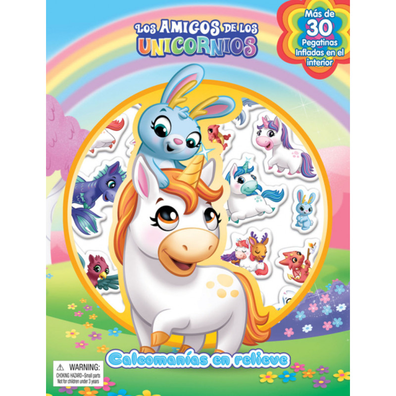 LOS AMIGOS DE LOS UNICORNIOS - CALCAMONIAS EN RELIEVE
