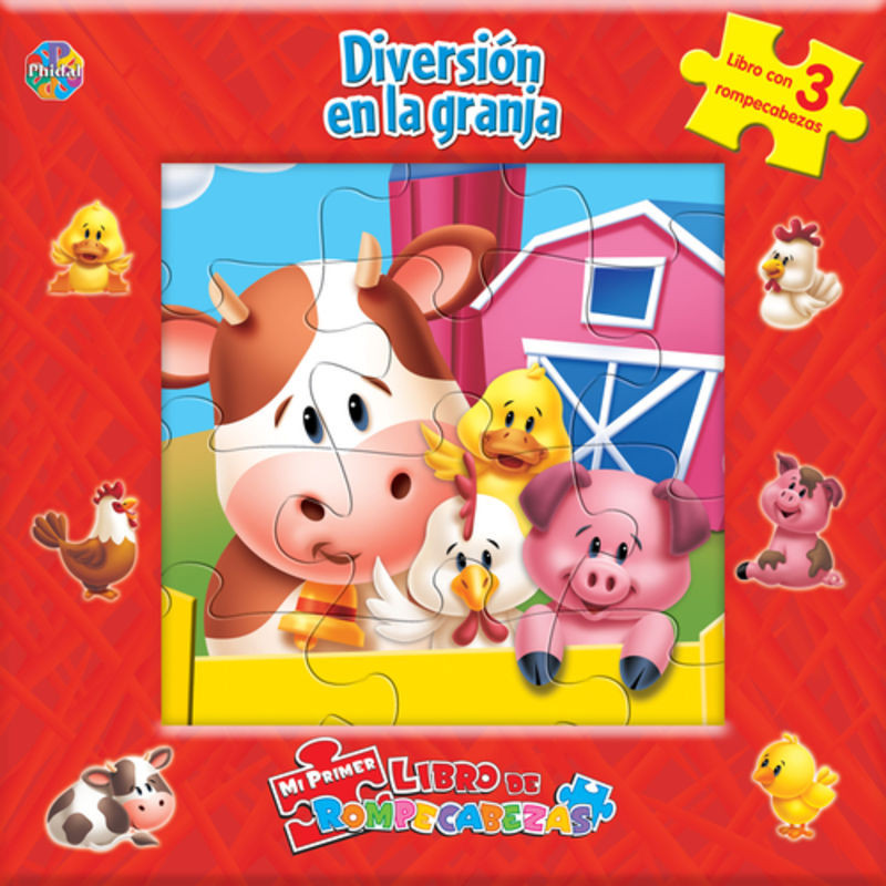 DIVERSION EN LA GRANJA (LIBRO+3 PUZZLES) - LIBRO PUZZLE DIVERSION EN LA GRANJA (LIBRO+3 PUZZLES) - LIBRO PUZZLE