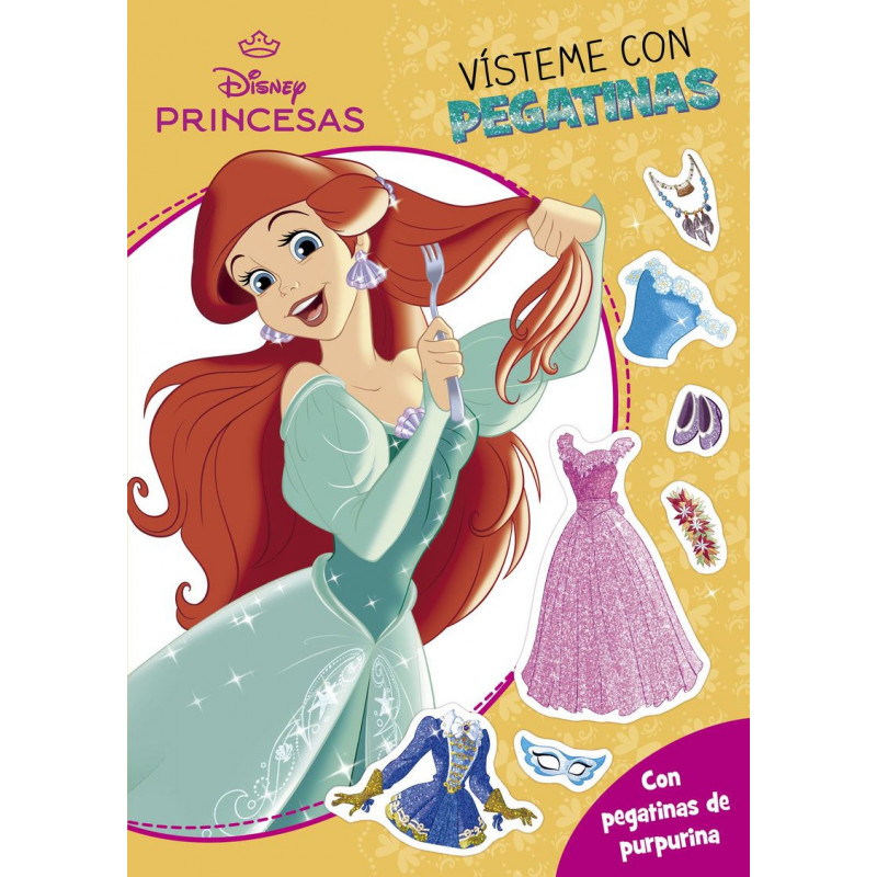PRINCESAS - VISTEME CON PEGATINAS 3