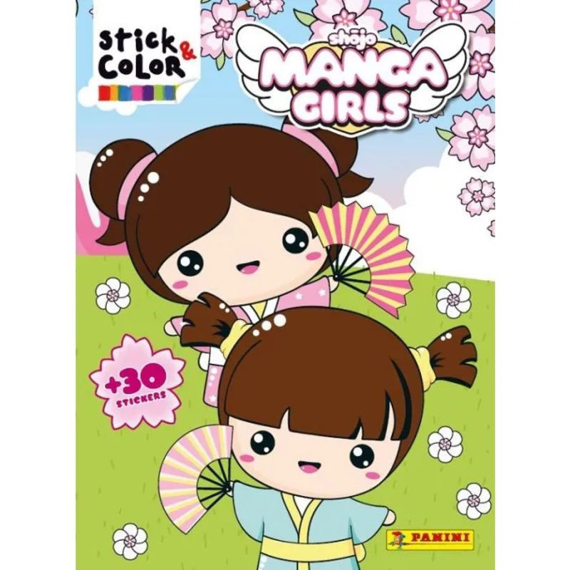 MANGA GIRLS SHOJO - STICK & COLOR