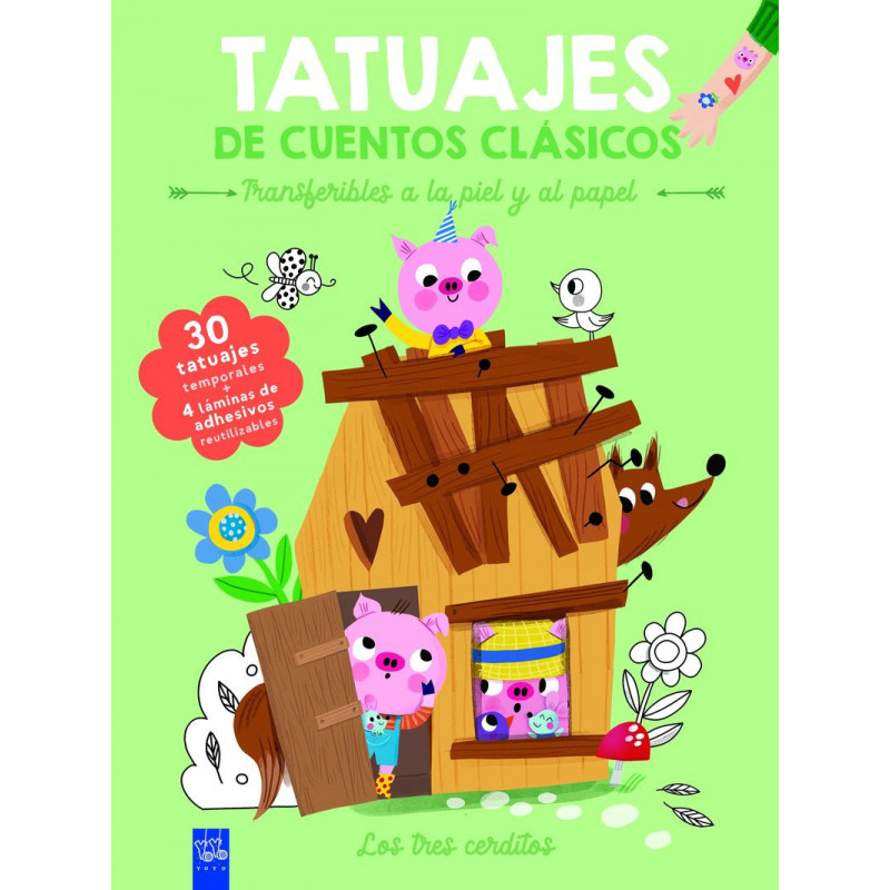 LOS TRES CERDITOS - TATUAJES DE CUENTOS CLASICOS