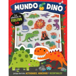 MUNDO DINO FIELTRO 3-D