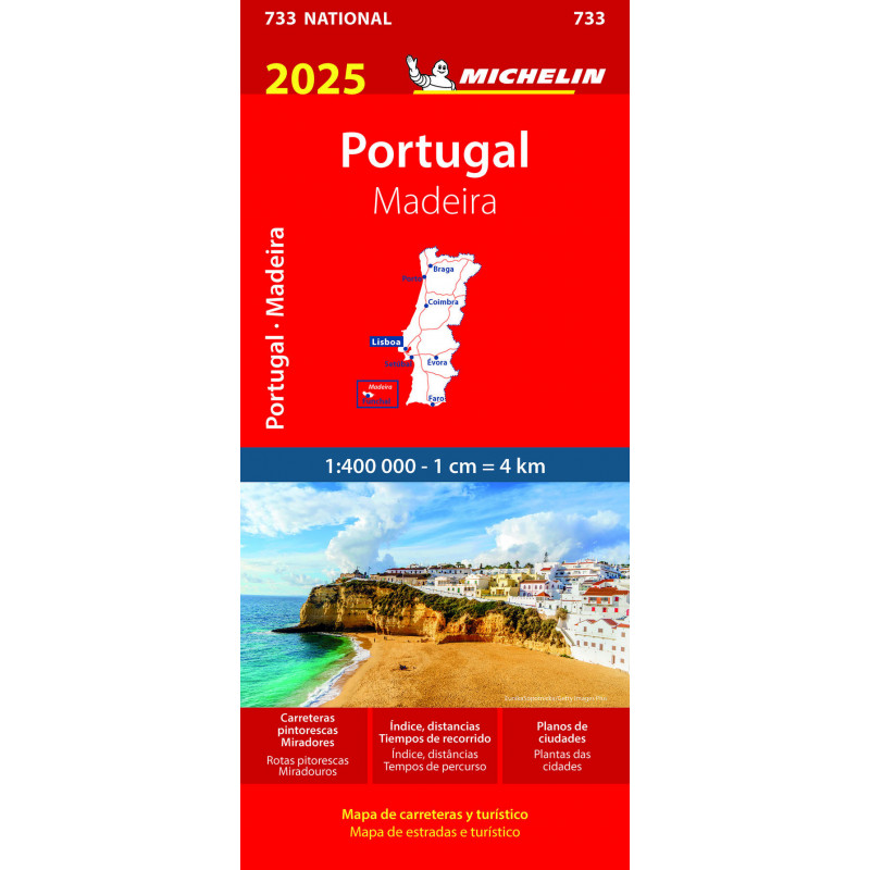 MAPA NATIONAL PORTUGAL, MADEIRA 2025 11733