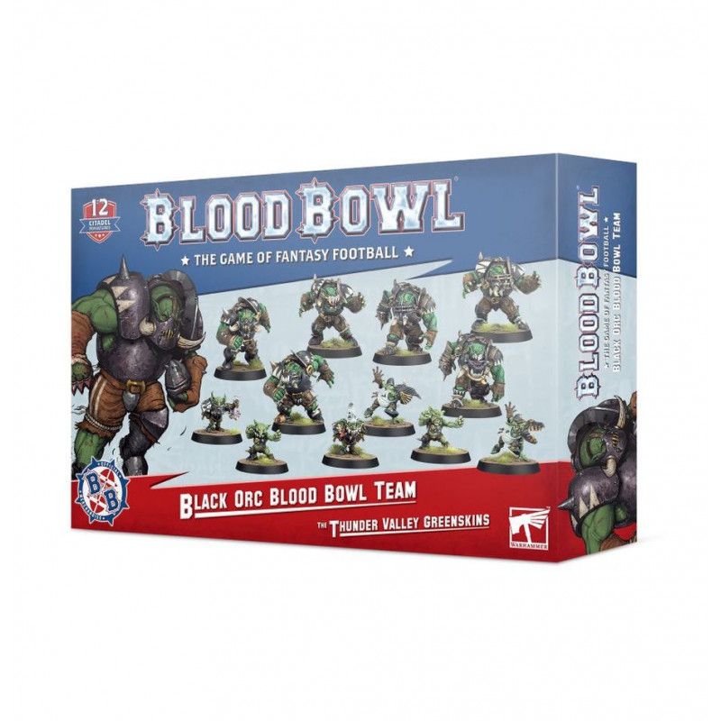 Equipo Black Orc de Blodd Bowl: Los Thunder Valley Greenskins