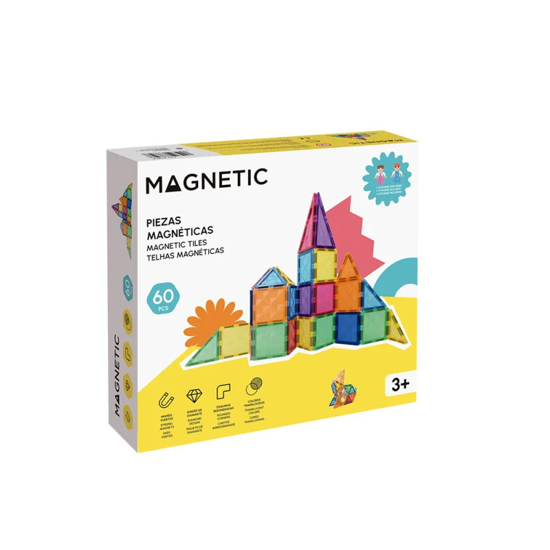 Magnetics 60 piezas - Juego de construcción