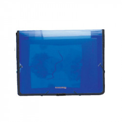 Carpeta A4+ con Gomas y Fuelle 12 sep - AZUL