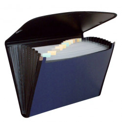Carpeta A4+ con Gomas y Fuelle 12 sep - AZUL
