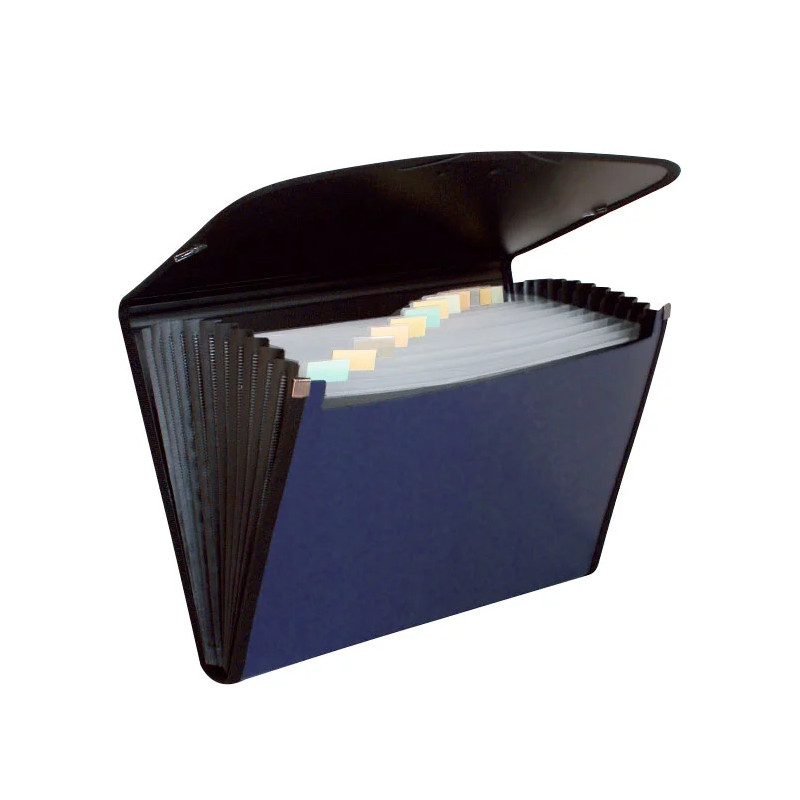 Carpeta A4+ con Gomas y Fuelle 12 sep - AZUL