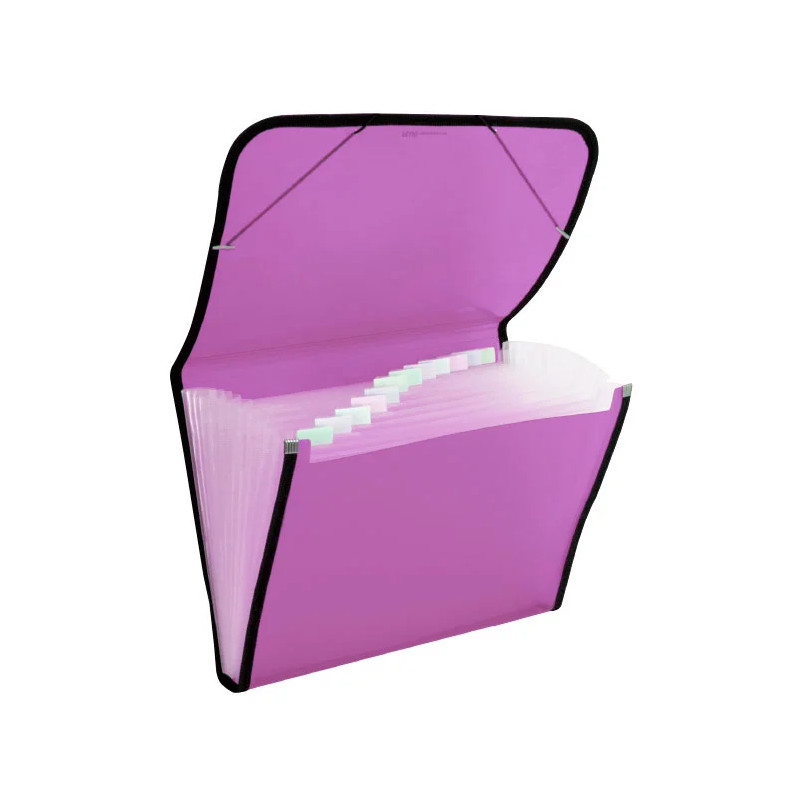 Carpeta A4+ con Gomas y Fuelle 12 sep - FUCSIA