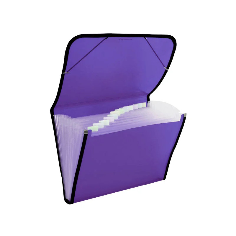 Carpeta A4+ con Gomas y Fuelle 12 sep - VIOLETA