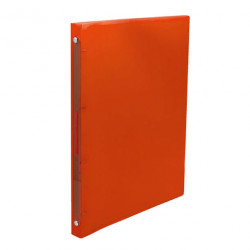 Carpeta Flexible A4 4 Anillas 16mm - ROJO