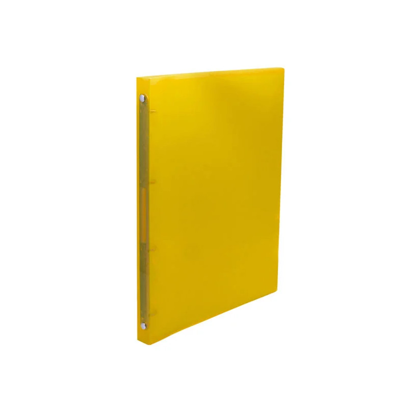 Carpeta Flexible A4 4 Anillas 16mm - AMARILLO Carpeta Flexible A4 4 Anillas 16mm - AMARILLO