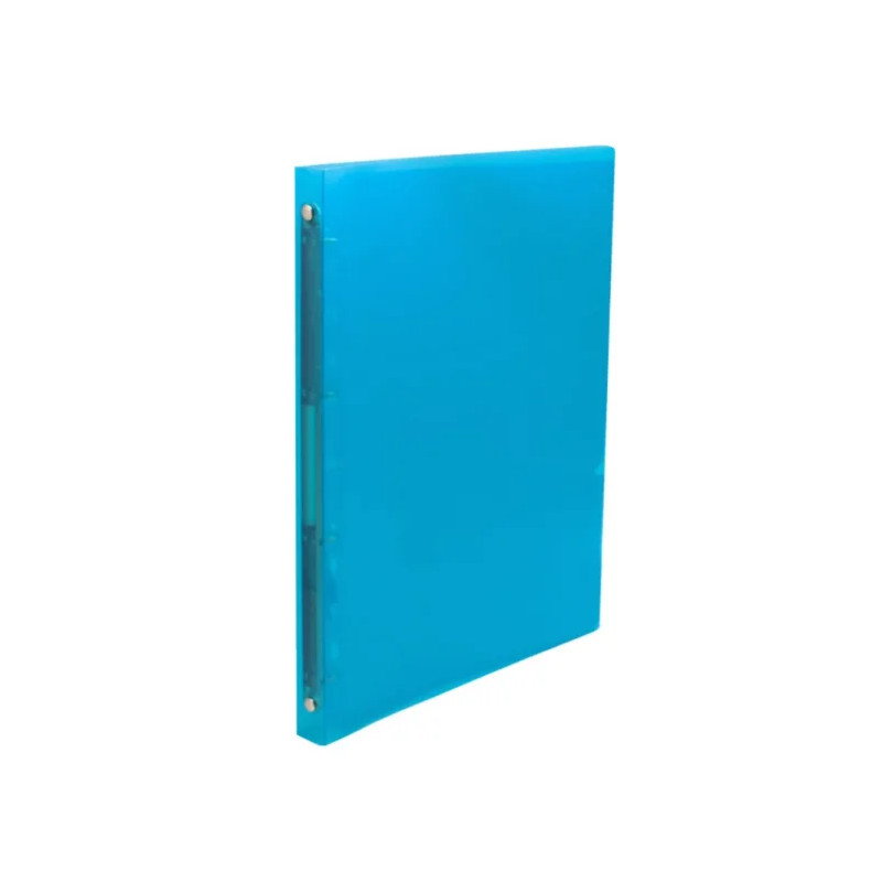 Carpeta Flexible A4 4 Anillas 16mm - AZUL Carpeta Flexible A4 4 Anillas 16mm - AZUL