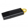 Memoria USB 3.2/3.1/3.0/2.0 128GB Kingston DTX/128GB EXODIA Negro-Amarillo