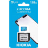 Kioxia Exceria Tarjeta Micro SDXC 128GB UHS-I Clase 10 con Adaptador