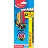 Lapices colores Strong 12 colores + 1 Lapiz + 1 Sacapuntas