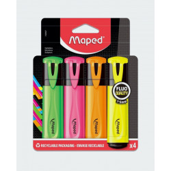 Paq. 4 MARCADOR FLUO MAPED