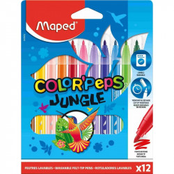 ROTULADORES MAPED JUNGLE 12...