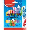 ROTULADORES MAPED JUNGLE 12 COLORES