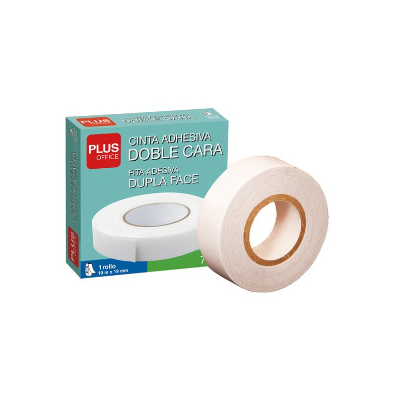 Cinta Adhesiva Doble Cara Plus Office 19mm x 10m Cinta Adhesiva Doble Cara Plus Office 19mm x 10m