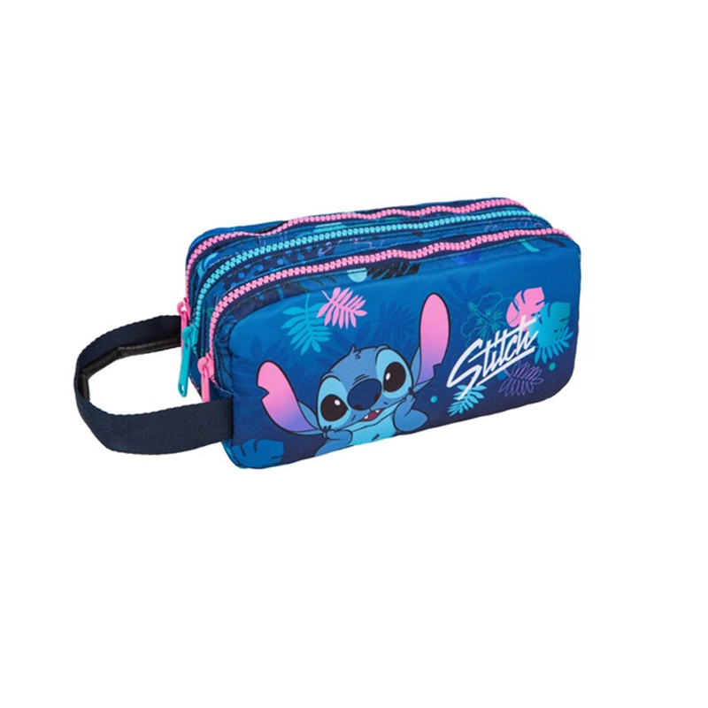 Estuche 3 compartimentos STITCH