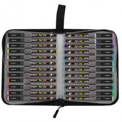 Rotuladores Acrílicos Campus Acrylic 2.0 Estuche Cremallera 24 colores