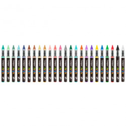 Rotuladores Acrílicos Campus Acrylic 2.0 Estuche Cremallera 24 colores